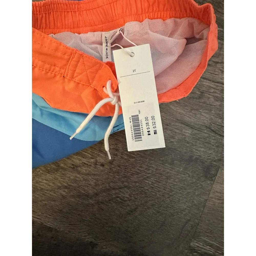 Janie And Jack Swim Trunks Nwt Size‎ 2t Cute!